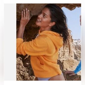 Athleta Sundown Hoodie in Acapulco Orange